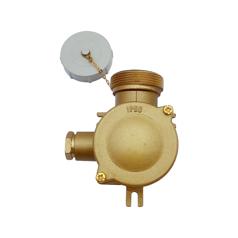 Messing stopcontact met schakelaar Aardingsapparaat-CZH109-3